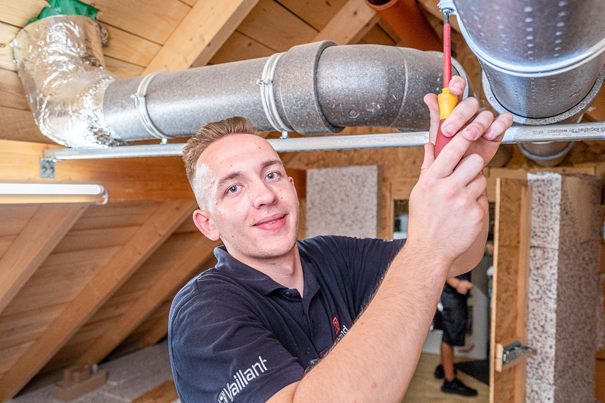 Ruhland Haustechnik Ausbildung Anlagemechaniker Lüftungsanlagen