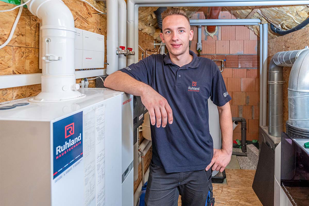 Ruhland Haustechnik Ausbildung Anlagenmechaniker Sanitär, Heizung und Klimatechnik Regensburg